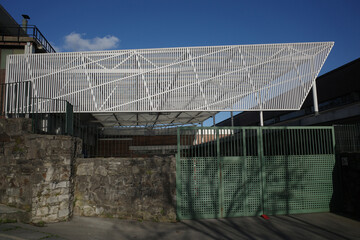Entrance of a modern building