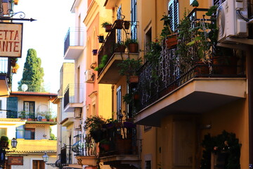 タオルミーナの街並み