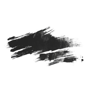 textured black paint stroke creates bold and artistic background
