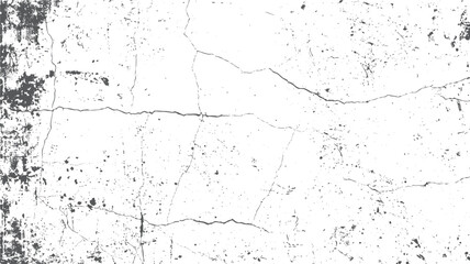 Obraz premium Sublet urban grunge texture vector. Grunge distressed overlay texture. Black crack and dust isolated on white background.