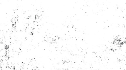 Black grainy texture isolated on white background. Dirt messy splash overlay and Black and white Dust overlay distress grungy effect paint. 