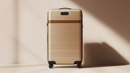High-Tech Suitcase with Built-In Charging Station