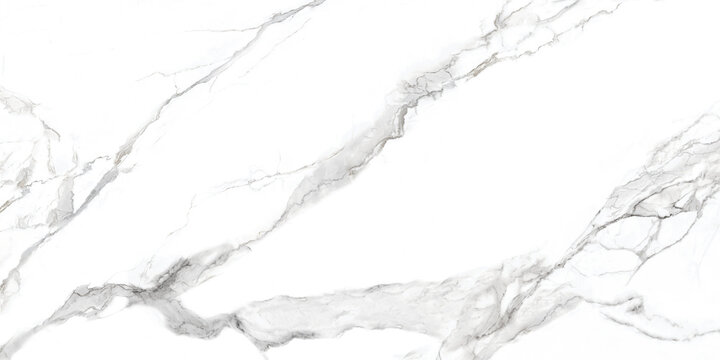 Natural white marble texture background, classic marbling design for ceramic tile, and a creative grey and black veining pattern.