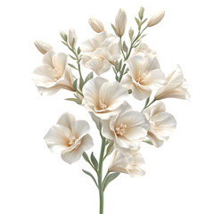 Cream Floral Illustration