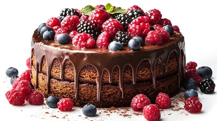 Triple Layer Chocolate Berry Cake
Rich Chocolate Fruit Stack
Decadent Berry Chocolate Delight
Elegant Multi-Layered Dessert
Sweet Chocolate and Fruit Tower
Gourmet Berry Chocolate Cake very testy cake