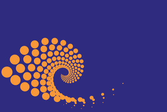 Colorful Spirl  shapes abstract seamless pattern background. Modern vector design for wallpapers, prints, and digital art.