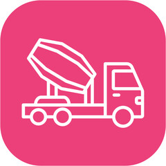 Mobile Batching Plant Icon