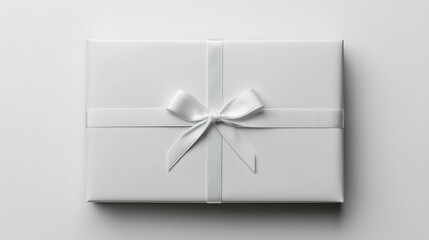 White Gift Box with Bow