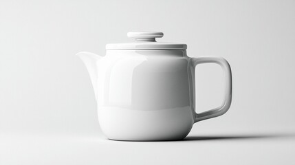 White Ceramic Coffee Pot