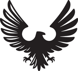 Eagle simple icon. Vector ICON all icon Viktor