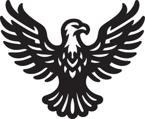 Eagle simple icon. Vector ICON all icon Viktor