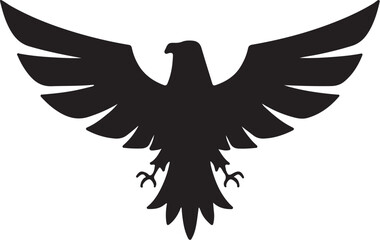 Eagle simple icon. Vector ICON all icon Viktor