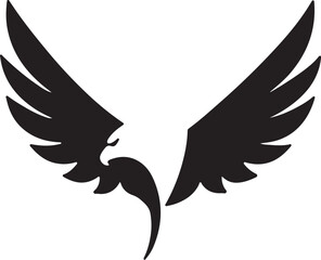 Eagle simple icon. Vector ICON all icon Viktor