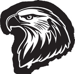 Eagle simple icon. Vector ICON all icon Viktor