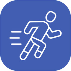 Athlete in Action Icon