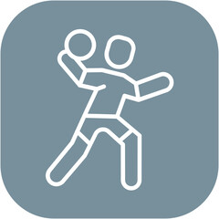 Fototapeta premium Shot Put Icon