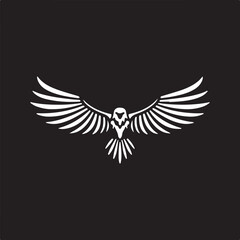 Eagle simple icon. Vector ICON all icon Viktor