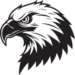 Eagle simple icon. Vector ICON all icon Viktor