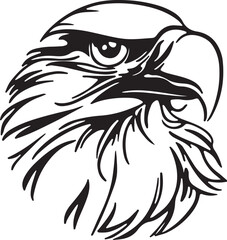 Eagle simple icon. Vector ICON all icon Viktor