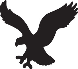Eagle simple icon. Vector ICON all icon Viktor