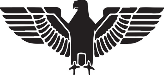 Eagle simple icon. Vector ICON all icon Viktor