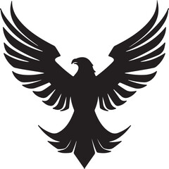 Eagle simple icon. Vector ICON all icon Viktor