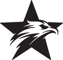 Eagle simple icon. Vector ICON all icon Viktor