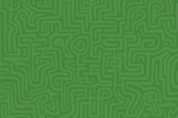 Fototapeta premium Green Maze Intricate paths spiraling patterns intertwine