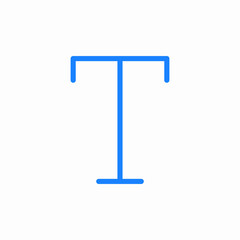 text symbol icon sign vector