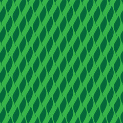 Verdant waves A rhythm of lush leaves on a vibrant green expanse