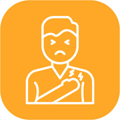 Chest Tightness Icon