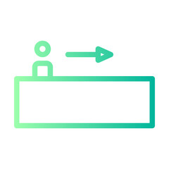 champagne gradient icon