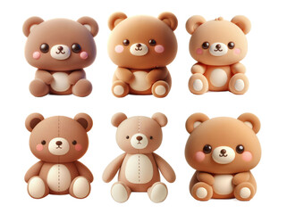 Adorable Teddy Bear Brigade Charming Plush Grouping