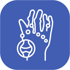 Fototapeta premium Rheumatism Icon