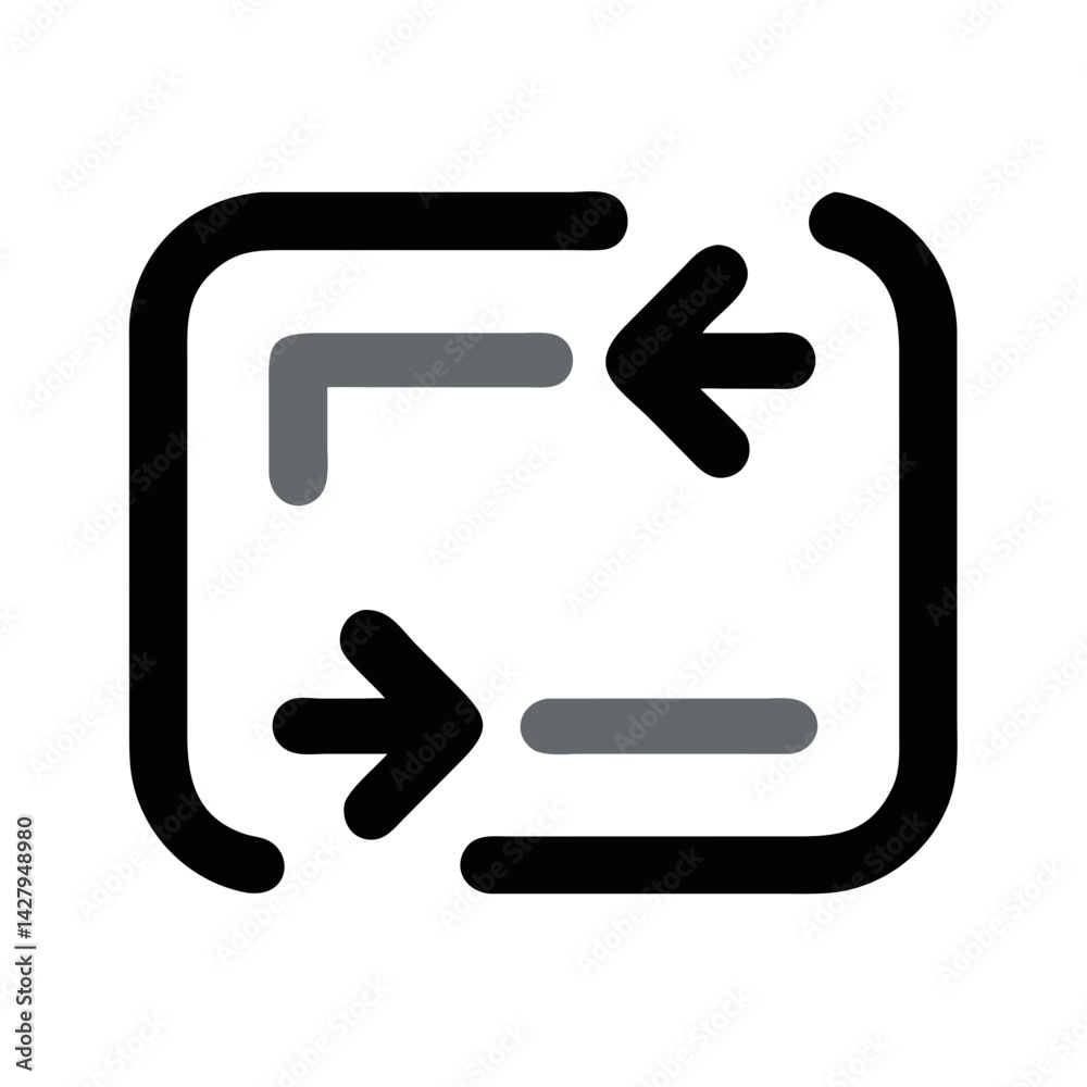 Aufkleber terminal interface icon, code editor, command prompt, programming, software