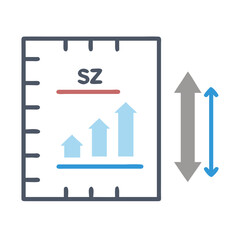 Simple Chart Illustrating Growth and Decline Dynamics with Arrows