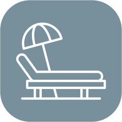 Beach Chair Icon