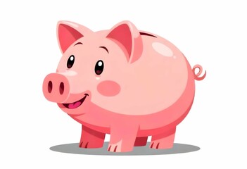 pink piggy bank