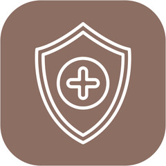 Obraz premium Health Shield Icon