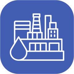 Petrochemical Plant Icon