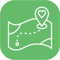 Love Map Icon
