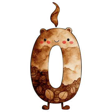 Cute coffee pattern zero