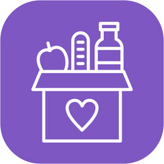 Obraz premium Charity Drive Icon