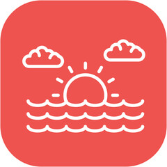 Monsoon Sunset Icon