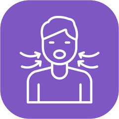 Deep Breathing Icon
