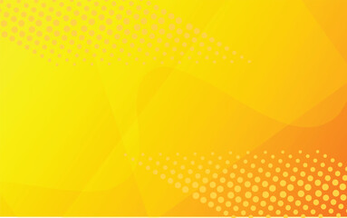 Abstract yellow gradient background with shapes. Yellow pattern background