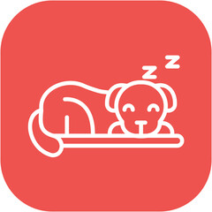 Sleeping Dog Icon