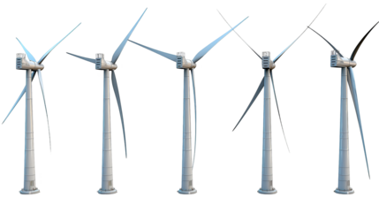 Wind Turbine Energy Clean Sustainable Power Generation Technology.