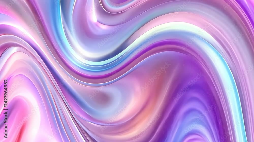 Poster soft pastel colors swirl together in an abstract pattern, creating a soothing and captivating visual