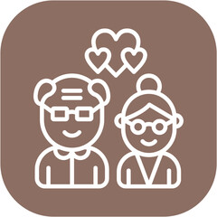 Grandparents Love Icon